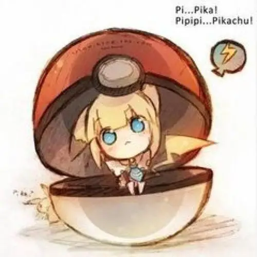 皮卡丘拟人 神奇宝贝 ピカチュウ 二次元 口袋妖怪 侵删
