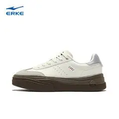 erke鸿星尔克德训鞋女板鞋厚底鞋子t头鞋夏季新款潮骄阳休闲运动鞋女