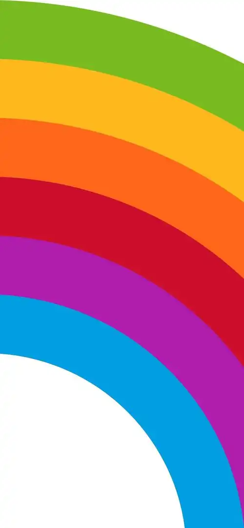 壁纸 | 六色彩虹