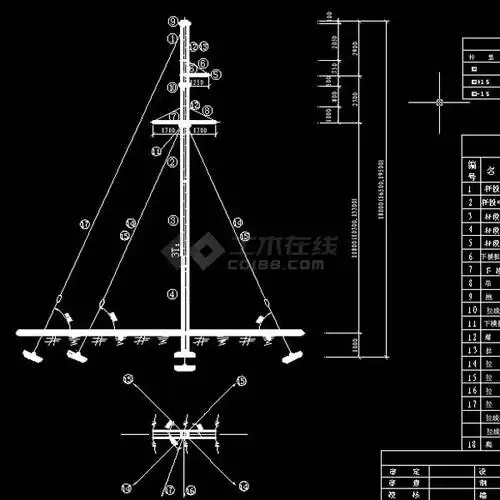 35kv杆型组装图集(一)