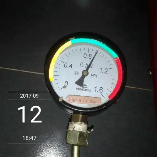 2017年9月12日(星期二)尚美中心消防水压动态图