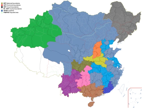 中华民国全国县市地图(完成图请见#38)