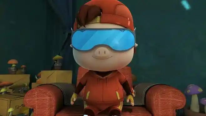 猪猪侠:小猪猪戴上眼镜,居然变成了铁拳虎,碰到了老师-母婴亲子视频