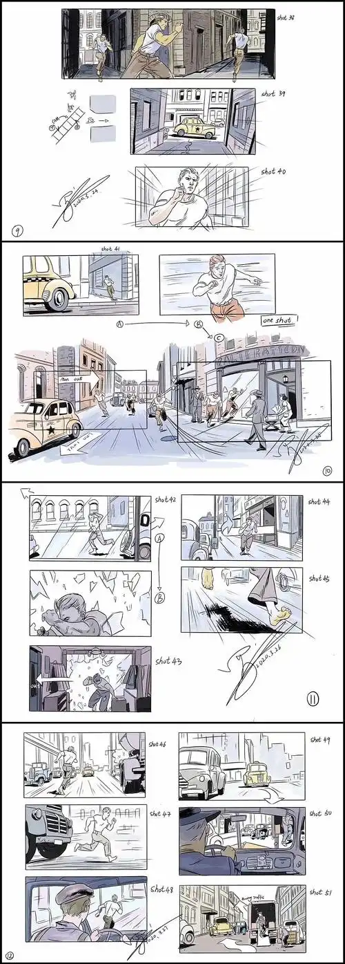 电影分镜临摹练习 《美国队长》