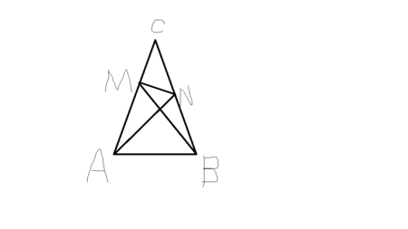 如图,ac=bc,∠c=20°,又m在ac边上,n在bc边上且满足∠ban=50°,∠abm=
