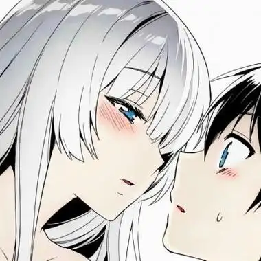 很撩人的禁欲黑白动漫情侣头像图片