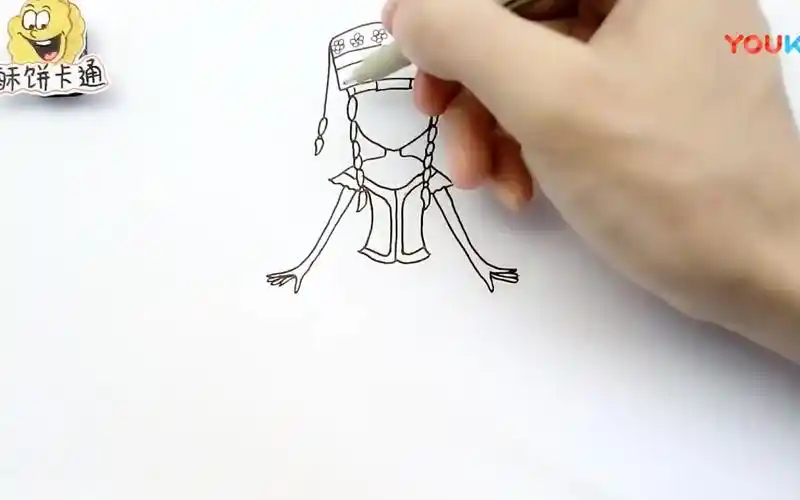 如何 b>绘画动画片 /b>《精灵梦叶罗丽》的卡通人物——黑香菱