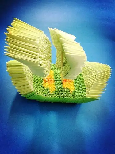 "小小三角插,筑起大梦想"班本课程之栾川县第四实验小学三一班立体