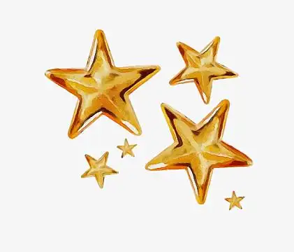 闪耀的星星素材_闪耀的星星图片元素-觅元素