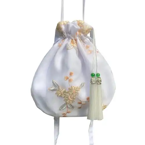 2019新款汉服包包古风斜挎单肩手提包绣花中国女士包袋