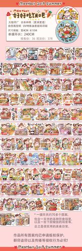 meatball肉球胶带分装和纸手帐人物贴纸 色彩室 肉球全套分装