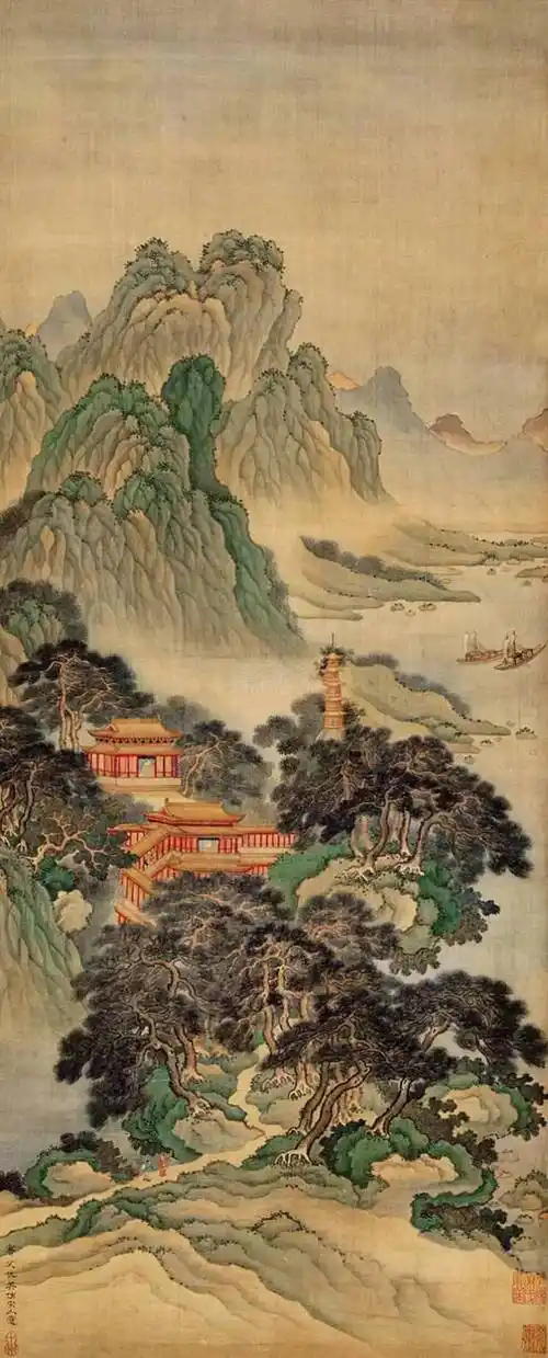 明代 仇英 国画作品合集|人物画|山水画|文征明|仕女|唐寅_网易订阅