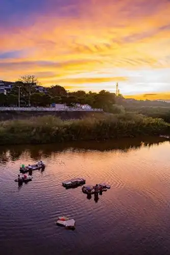 今天傍晚葵潭的晚霞!