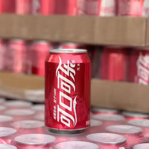 可乐coca-cola330ml×24罐汽水商家可印字定 做diy易拉罐饮料批发