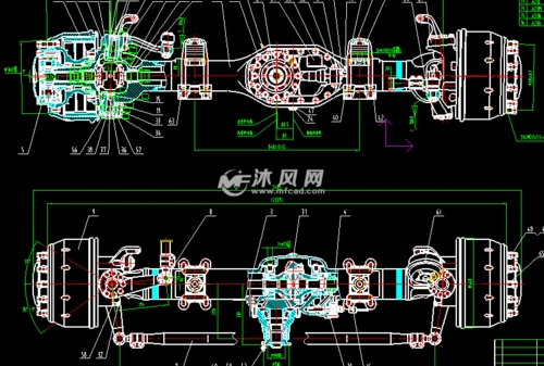 转向驱动前桥制动器与制动鼓总成