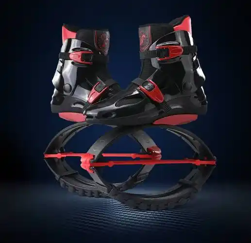 弹跳鞋儿童网红太空弹力器儿童弹簧鞋男女成人跳跃机械回弹鞋健身减肥