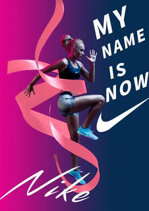 nike 创意海报