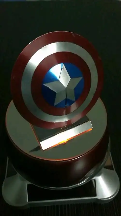 《鑫手工》复联美国队长盾牌展示.金属拼装,拼酷,爱拼,3d立体拼图,diy