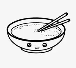 碗怎么画简笔画汤圆碗怎么画简笔画