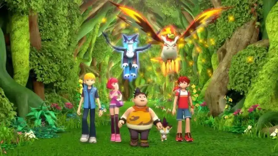 《寻灵大冒险》神奇的树灵村?大家初入树灵村,精灵们集体夹道欢迎!