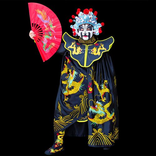 精品刺绣川剧变脸服装全套送教学包学会【10天内发货】