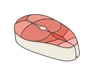 鱼肉简笔画