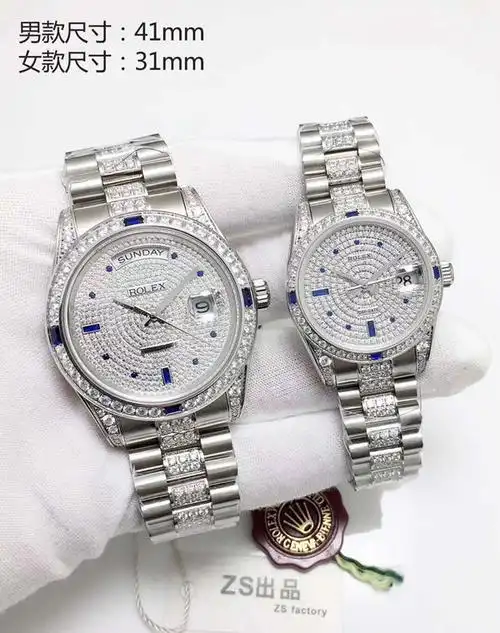 571劳力士满天星情侣表18kb3603701915504钢带机械情侣表