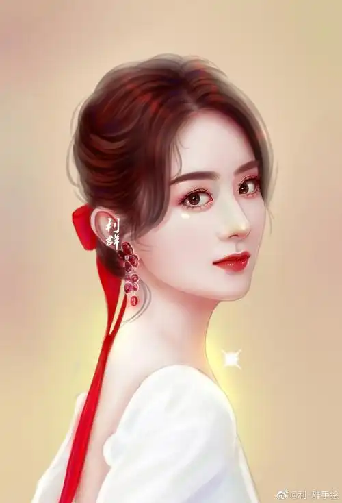 板绘,赵丽颖手绘一张,@赵丽颖工作室#赵丽颖##赵丽颖沈雨