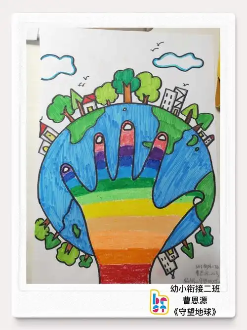 贝斯特双河城幼儿园"保护地球"主题绘画大赛获奖名单