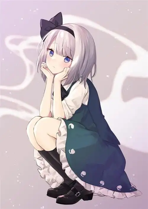 二次元女生头像托腮特辑p站美图欣赏