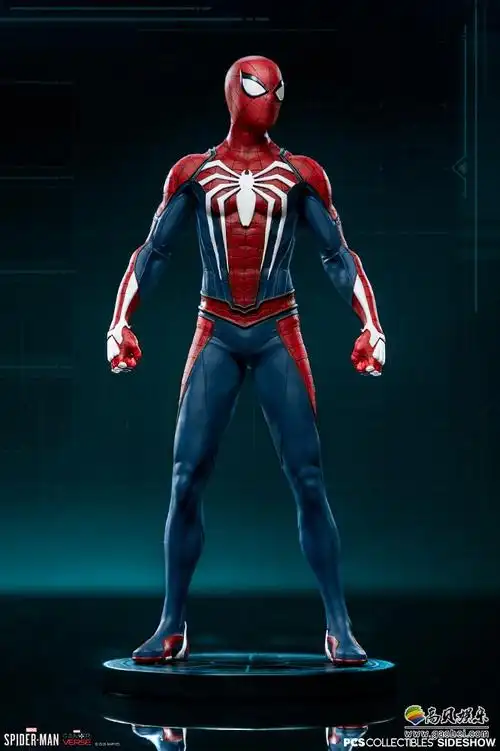 雕像厂商公布漫威蜘蛛侠小虫110全身雕像还原游戏蜘蛛侠原创战衣