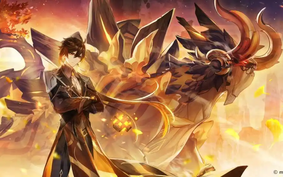 原神钟离若陀龙王岩壑之崩100完成