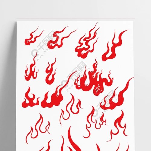 古典传统纹样中国火纹矢量素材