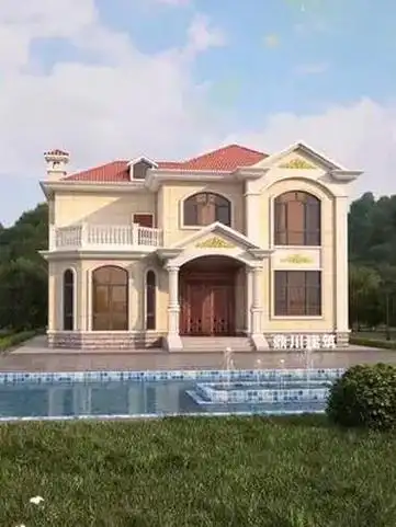 "农村最美二层别墅" 12米x11米,外观漂亮大方,布局实用,颜值高造价不