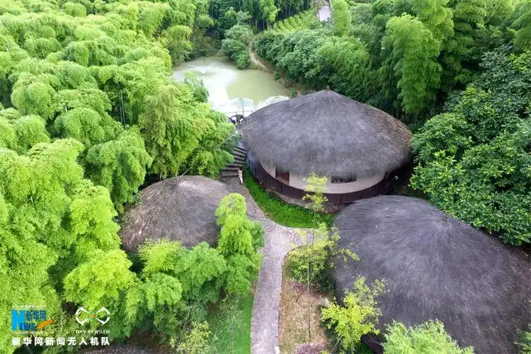 共舞长江经济带系列航拍德清裸心谷