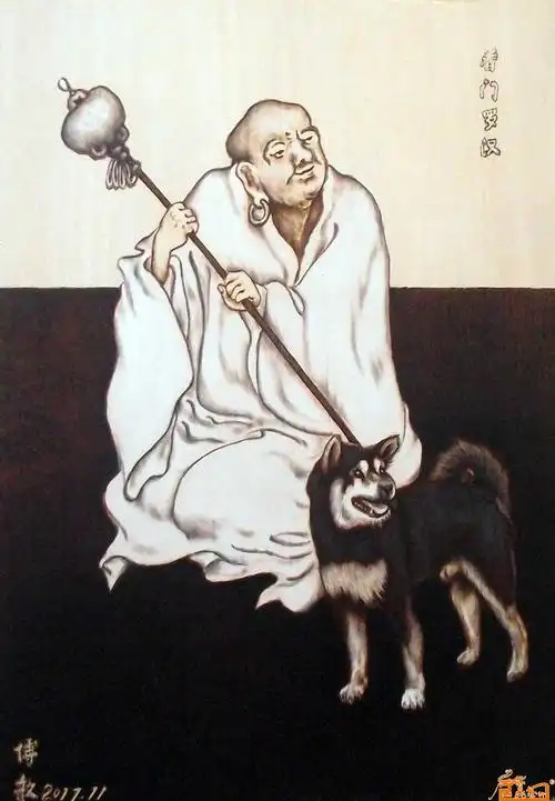 作品77-看门罗汉
