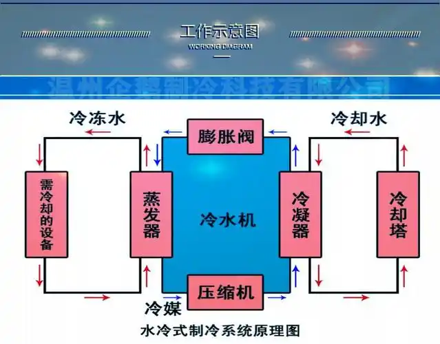 水冷式冷水机系统原理图_conew2_副本