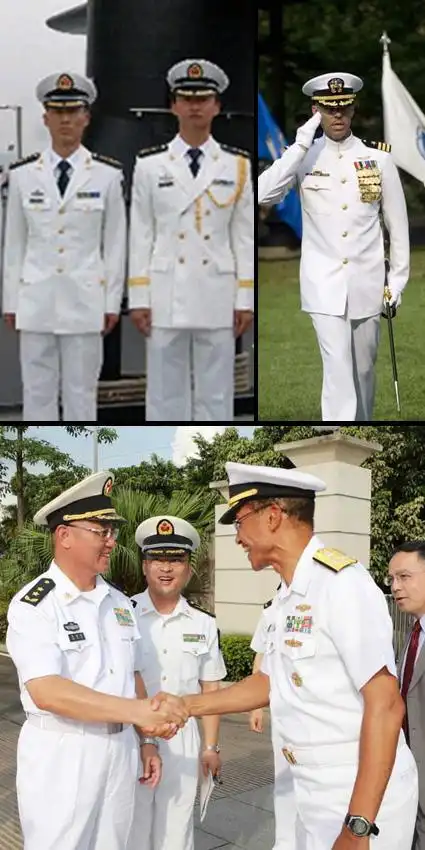 结婚时穿海军白色常服一定很帅吧!