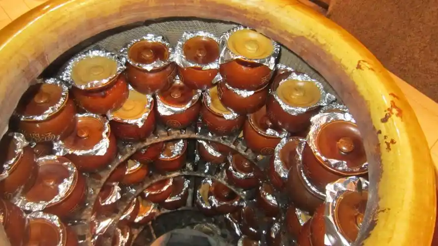 瓦缸烧烤缸商用 民间瓦罐煨汤缸带盖江西小瓦罐汤商用大瓦缸智能温控