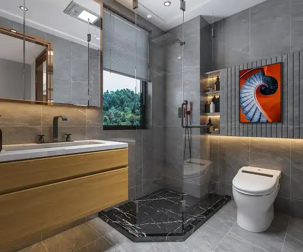 现代轻奢样板间效果图|空间|家装设计|1992效果图汉堡 - 原创作品