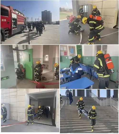 固原市五原中学开展消防应急演练_活动_火灾_师生
