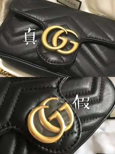 奢侈品鉴定:gucci marmont supermini真假鉴别方法