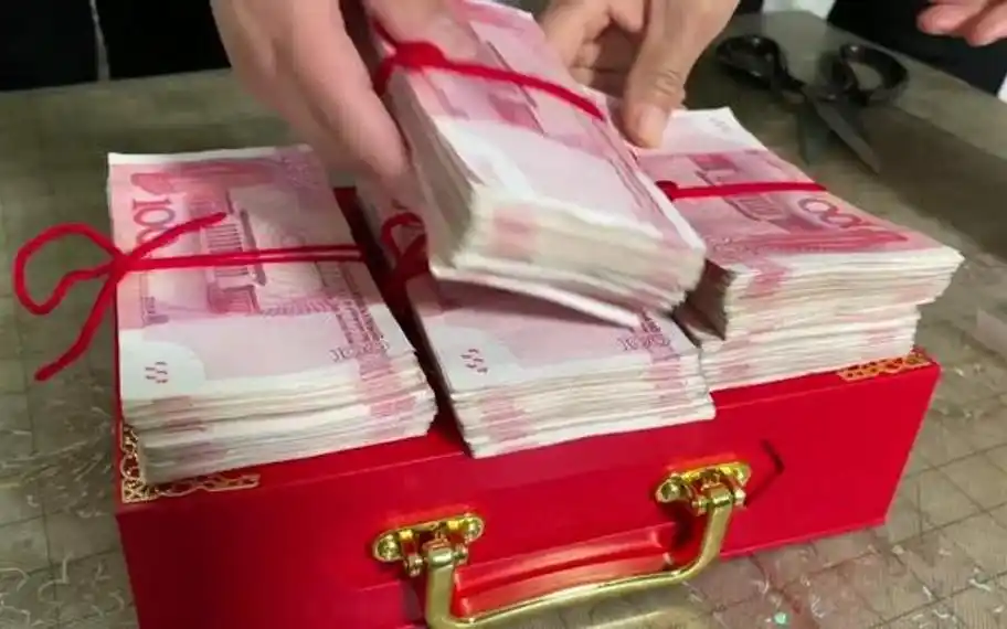 公公婆婆带八万八千彩礼跟三金来送好了我生命中最