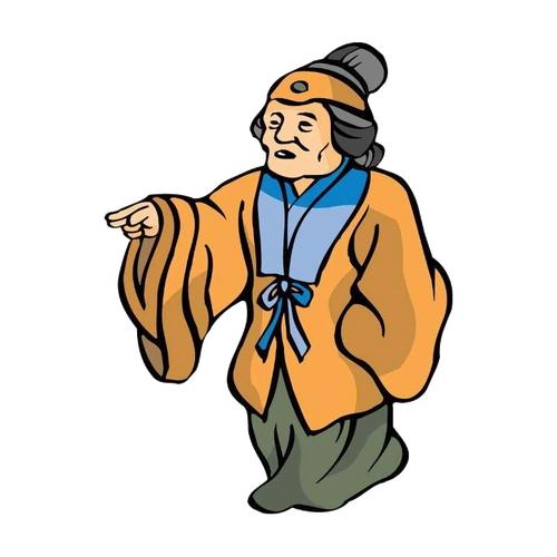 手绘老妇人图片大全