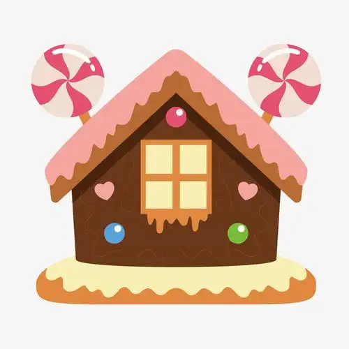 圣诞糖果屋免抠素材
