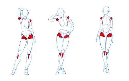 「教程」零基础画漫画正面人体,专业漫画培训 |插画-动漫|教程|konggu