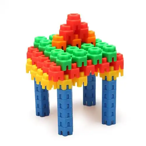 六角积木拼图 儿童玩具 拼插玩具 幼儿园比赛 萱贝贝创意礼品