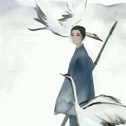 男系古风高冷头像 飘逸水墨风格头像(6)