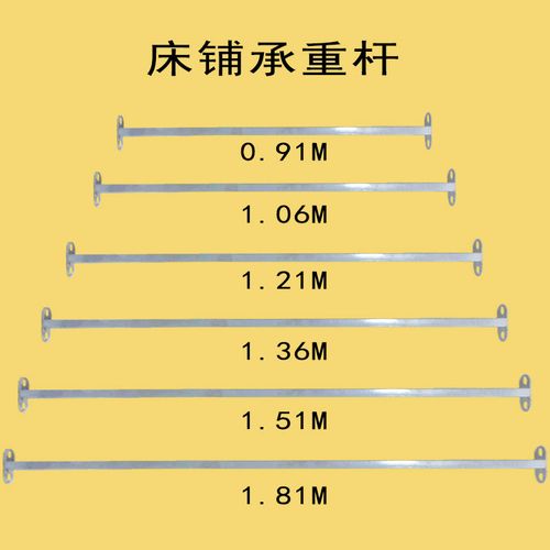 儿童床横杆配件床板承重铁撑床梁支撑五金板式床架横梁上下床横档