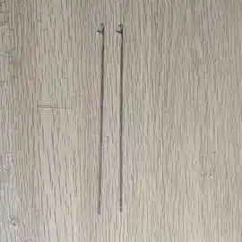 横机针织针渔具针仿钩针编织针160长2.7钩0.68厚注塑钩针